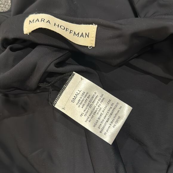 Mara Hoffman Women's Standard Audrey Deep V One Piece Swimsuit Size S - Picture 6 of 6